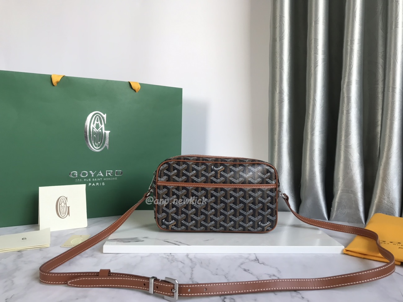 Goyard Cap Vert Camera Bag 13 Cm X 6.5 Cm X 22 Cm (22) - newkick.vip